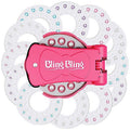 Hair Gem Sparkle Stapler Kit with 12 Gems - Pink - view 4