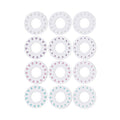 Hair Gem Stapler Kit for Girls - Diamond Sticker, Pack of 12