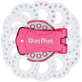 Hair Gem Stapler Kit for Girls - Diamond Sticker, Pack of 12 - view 4