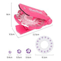 Hair Gem Stapler Kit for Girls - Diamond Sticker, Pack of 12 - view 5
