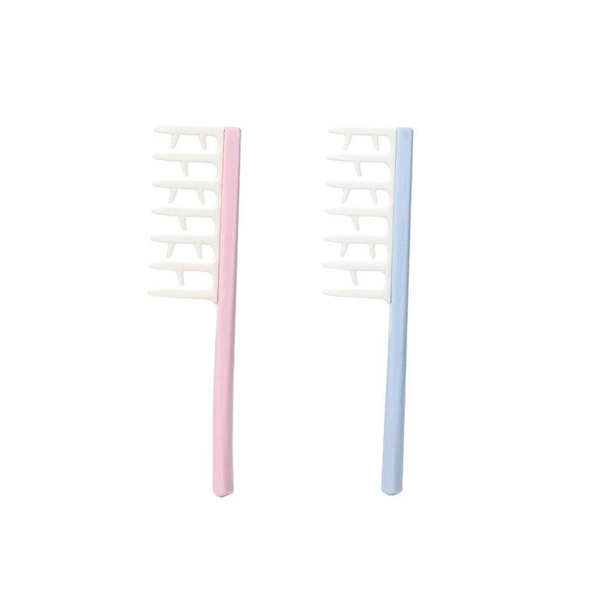 Hair Root Fluffy Comb, Wide Tooth Styling Comb for Volume - Light Blue - view 3