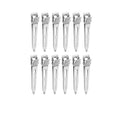 Hair Sectioning Clips Stainless Steel 5.5cm - Pack of 12