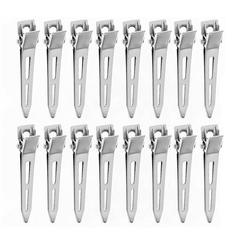 Hair Sectioning Clips Stainless Steel 5.5cm - Pack of 24 - view 3