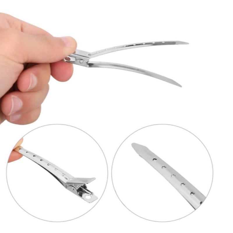 Hair Sectioning Clips Stainless Steel 5.5cm - Pack of 24 - view 9