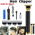 Hair Trimmer with T-Shaped Cutting Head - Black - view 2