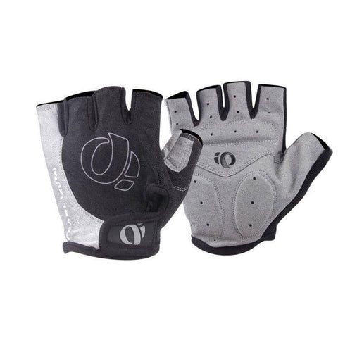 Half Finger Cycling Bike Gloves Unisex Anti Slip Padded - Black and Grey, XL (9-10 cm)
