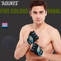 Half-Finger Weight Lifting Gloves - Black and Pink, Size M (Palm 18-21 cm) - view 2