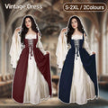 Halloween Medieval Renaissance Dress Costume - Red, Size L (Bust 94 cm) - view 2