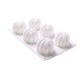 Halloween Pumpkin Silicone Mould for Candles, Soap and Chocolate - Matte White - view 2