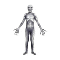 Halloween Skeleton Jumpsuit Cosplay Costume, Glow in the Dark - 120 cm