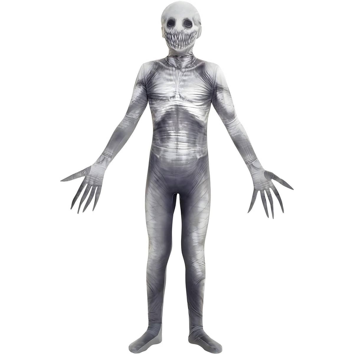 Halloween Skeleton Jumpsuit Cosplay Costume, Glow in the Dark - 180 cm