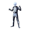 Halloween Skeleton Jumpsuit Costume, Glow-In-The-Dark - 140cm