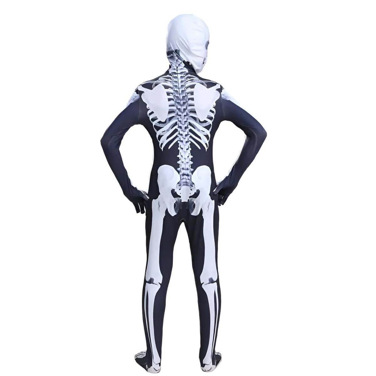 Halloween Skeleton Jumpsuit Costume, Glow-In-The-Dark - 170cm - view 5