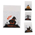 Halloween Treat Bags for Candy and Cookies, Pack of 100 - Style A - view 3