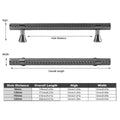 Hammer Pattern Drawer Pull Handle - Grey, Drawer Handle 64mm - view 5