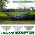 Hammock Mosquito Net Cover with Double-Head Zip - Olive Green - view 2