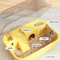 Hamster Cage with Acrylic Flip Top, Double Level 35 x 25 x 18.5cm - Green - view 5