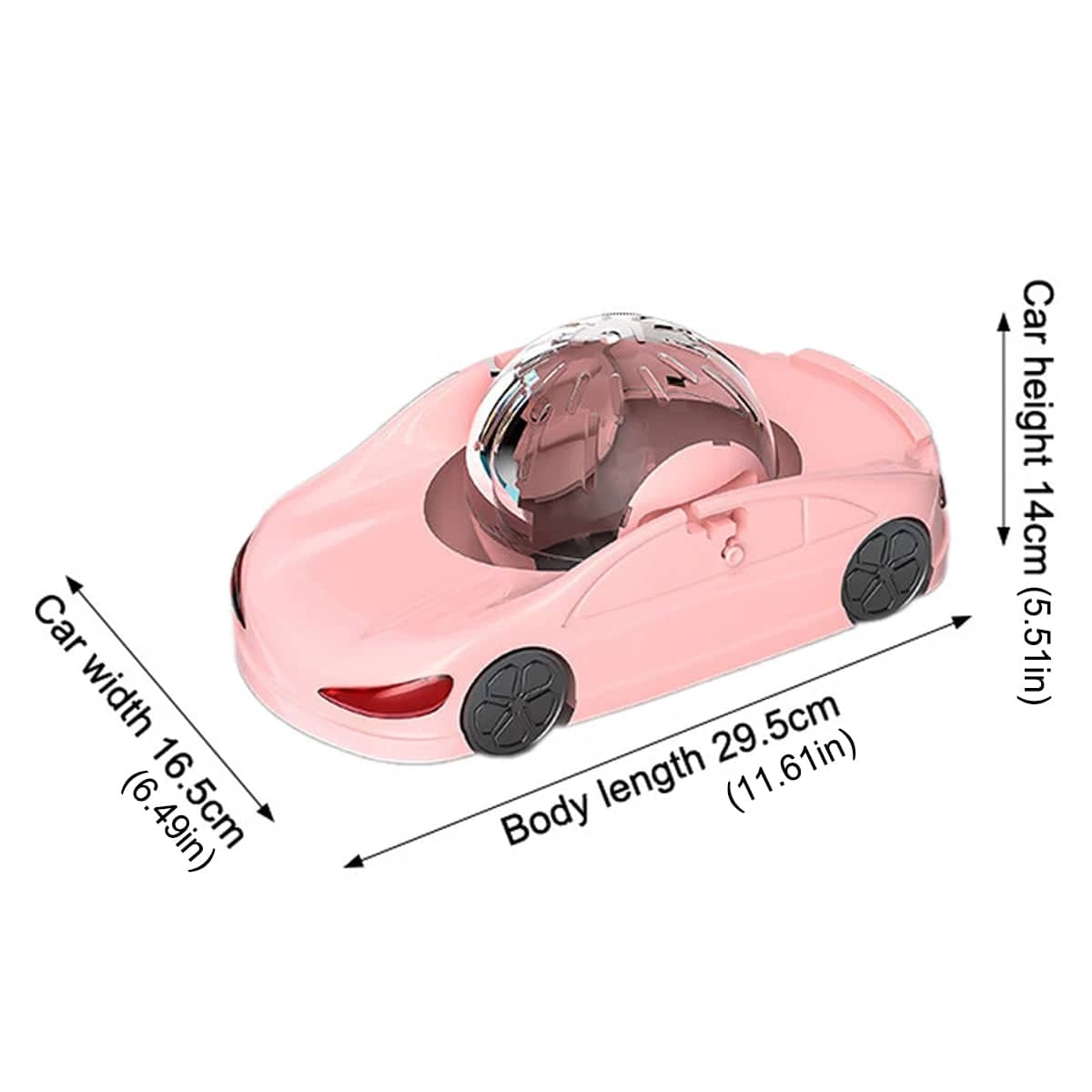 Hamster Running Car Toy with Detachable Exercise Ball - Blue - view 4