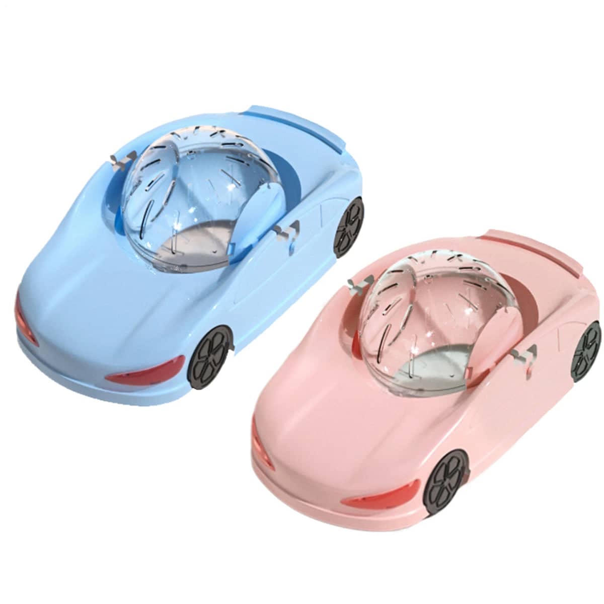 Hamster Running Car Toy with Detachable Exercise Ball - Pink - view 3