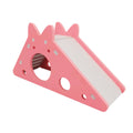 Hamster Toy House with Slide and Sleeping Nest - Pink