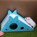 Hamster Toy House with Slide and Sleeping Nest - Pink - view 5