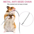 Hamster Traction Rope Harness and Leash with Chain - Blue - view 5