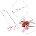 Hamster Traction Rope Harness and Leash with Chain - Pink - view 4