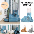 Hamster Water Bottle with Food Dish and Hideout - Light Blue - view 2