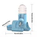 Hamster Water Bottle with Food Dish and Hideout - Light Grey - view 4