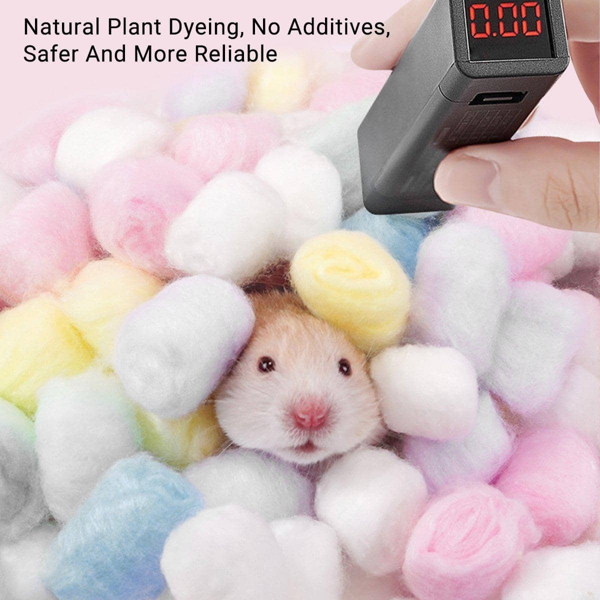 Hamster Winter Cotton Bedding Balls, 5 Packs (About 500 Balls) - view 3