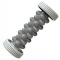 Hand and Foot Massage Roller with Textured Surface - Grey