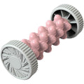 Hand and Foot Massage Roller with Textured Surface - Pink