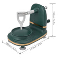 Hand Crank Apple and Potato Peeling Machine with Suction Base - Light Green - view 4