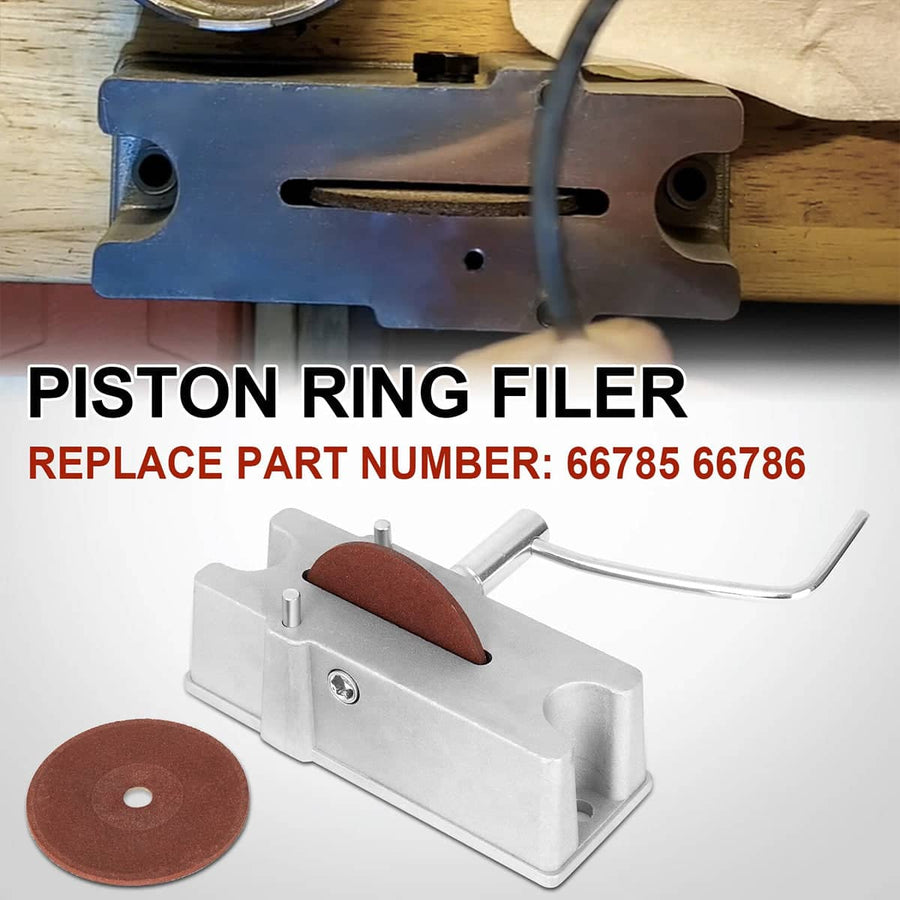 Hand Crank Piston Ring Filer for Engine Repair and Automotive Maintenance
