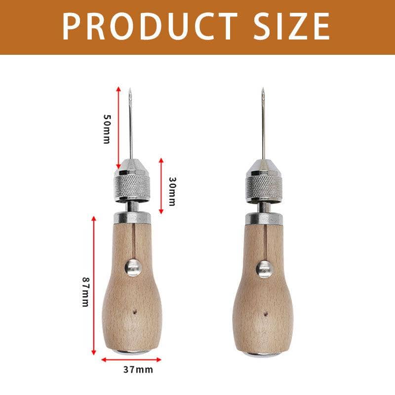 Hand Sewing Awl Kit for Leather, Canvas and Heavy Fabric Repairs - view 3