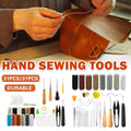 Hand Sewing Kit Canvas Leather Craft Big Eye Needles Cotton Thread - 31 Piece Set - view 2
