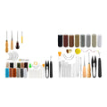 Hand Sewing Kit Canvas Leather Craft Big Eye Needles Cotton Thread - 31 Piece Set - view 3