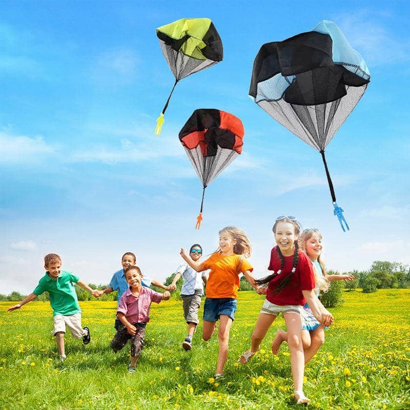 Hand Throw Mini Soldier Parachute Toy - Mixed Colours - view 4