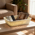 Hand Woven Rattan Style Baskets, Set of 6, Cream White - view 4