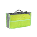 Handbag Organiser Insert with Multiple Pockets - Lime Green