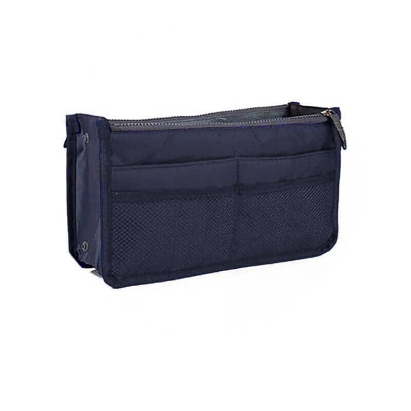 Handbag Organiser Insert with Multiple Pockets - Navy Blue