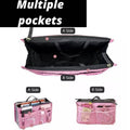 Handbag Organiser Insert with Multiple Pockets - Royal Blue - view 5