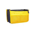 Handbag Organiser Insert with Multiple Pockets - Yellow