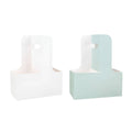 Handheld Double Cup Holders, Paperboard, Pack of 50 - Mint Green - view 3