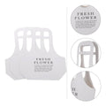 Handheld Kraft Paper Flower Bags, Pack of 10 - White, Small (17 x 7.5 x 32.5 cm) - view 5
