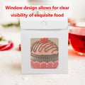 Handheld Kraft Paper Gift Box with Window, Pack of 24 - Size L (16 x 9 x 27 cm) - view 5
