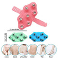 Handheld Massager with Seven Trigger Points, Carbon Steel Ball - Green - view 4