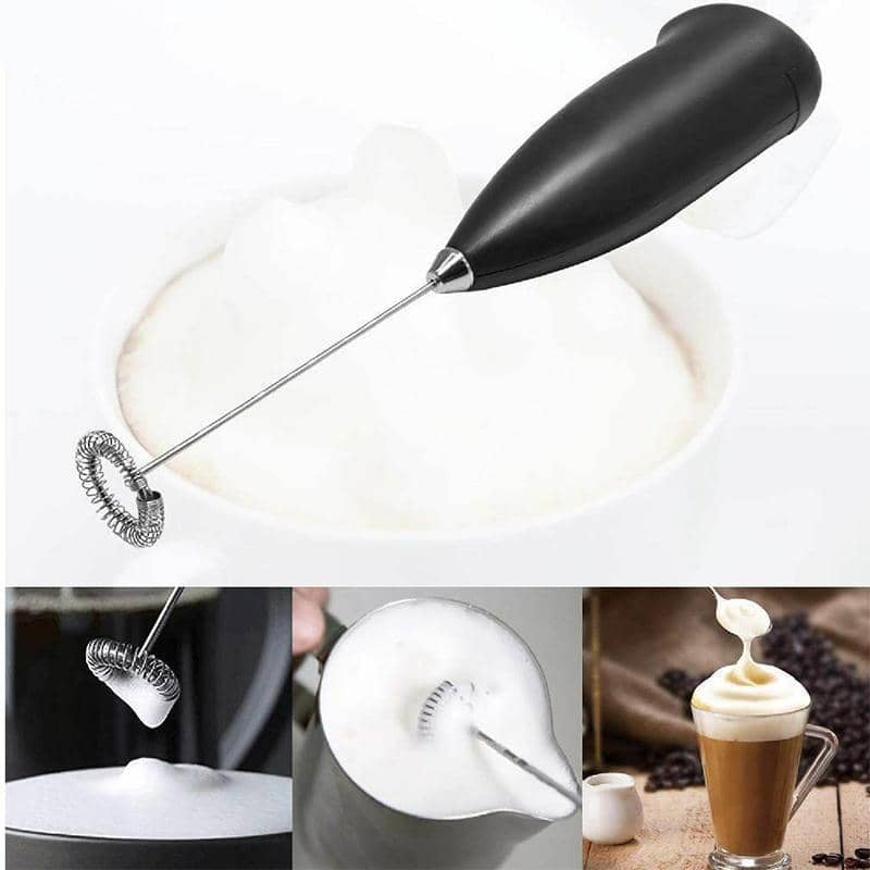Handheld Milk Frother for Coffee, Whisk and Milk Foamer - view 4