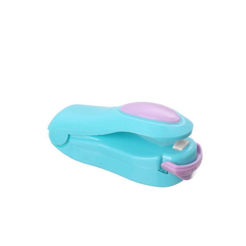 Handheld Mini Heat Sealer for Poly Bags and Food Packs - Blue