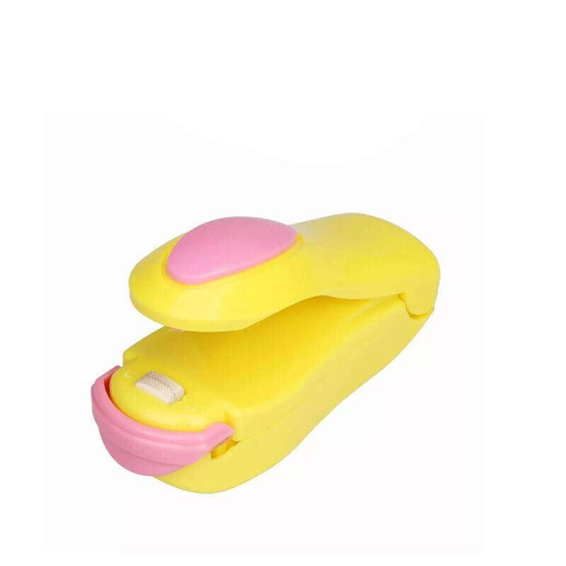 Handheld Mini Heat Sealer for Poly Bags and Food Packs - Yellow